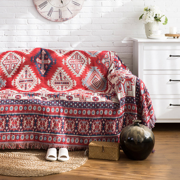 Europe Style Sofa Thread Knitted Blanket
